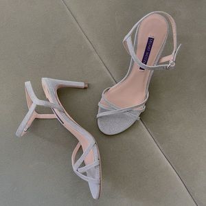 stuart weitzman starla glitter sandals